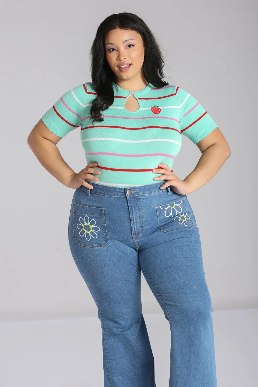 Berry Cute Top sold by Hell Bunny product image thumbnail 4