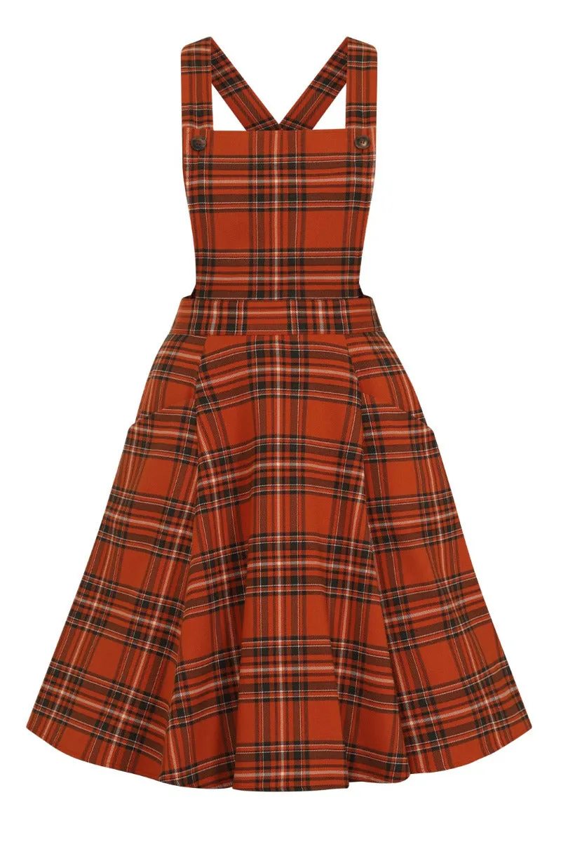 Tawny Pinafore Dress sold by Hell Bunny product image thumbnail 5