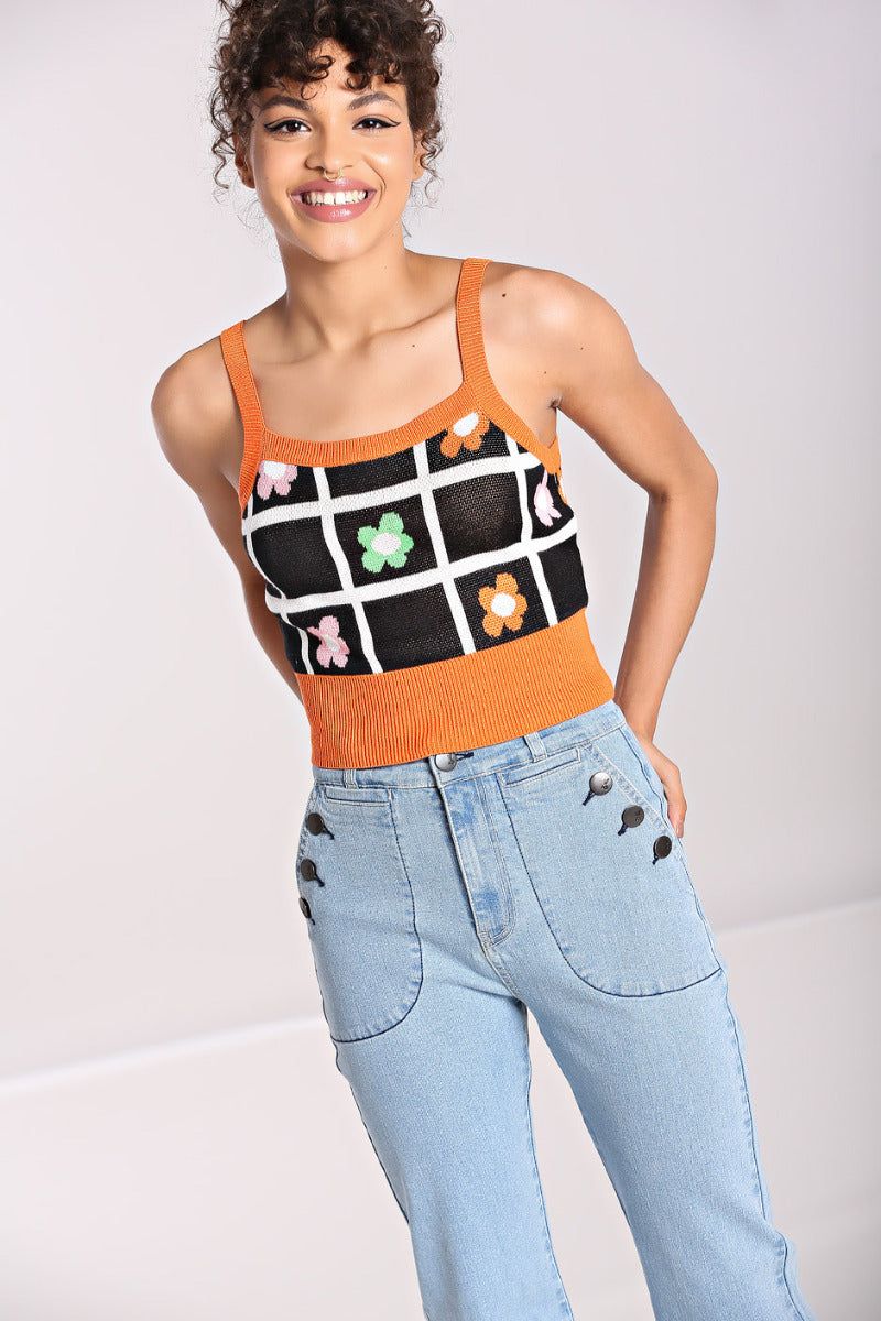 Oopsie Daisy Top sold by Hell Bunny