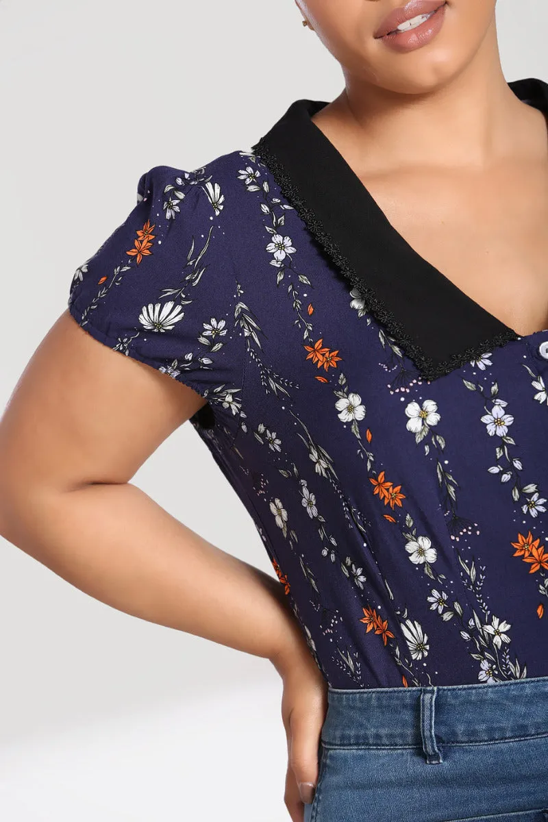 Asta Blouse sold by Hell Bunny product image thumbnail 3