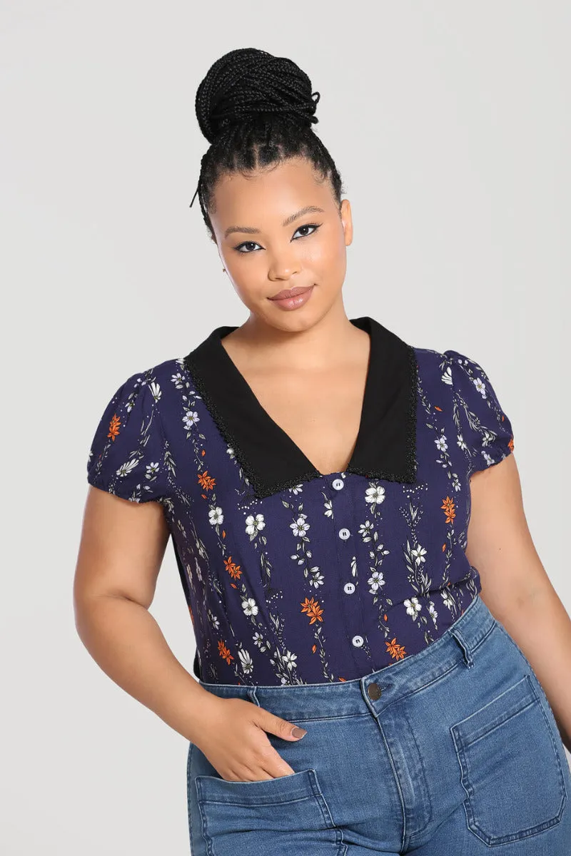 Asta Blouse sold by Hell Bunny product image thumbnail 4