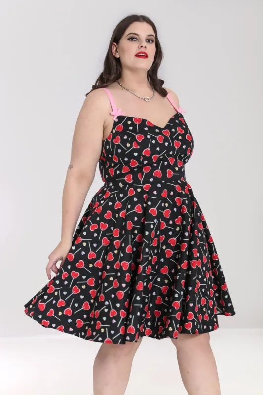 Lollies Mid Dress sold by Hell Bunny