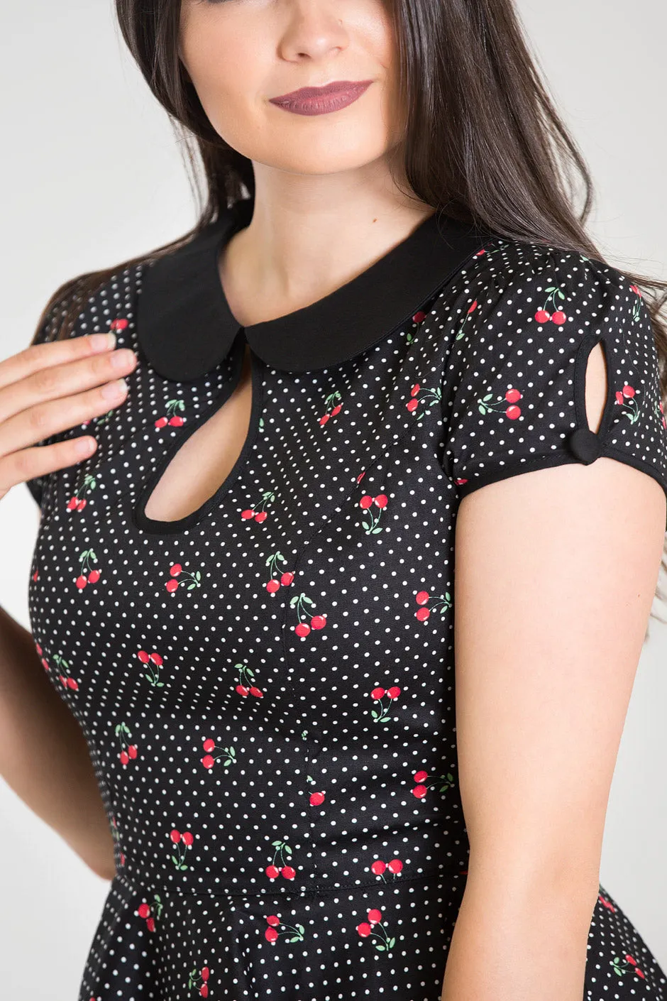 Sophie Mid Dress Black sold by Hell Bunny product image thumbnail 2