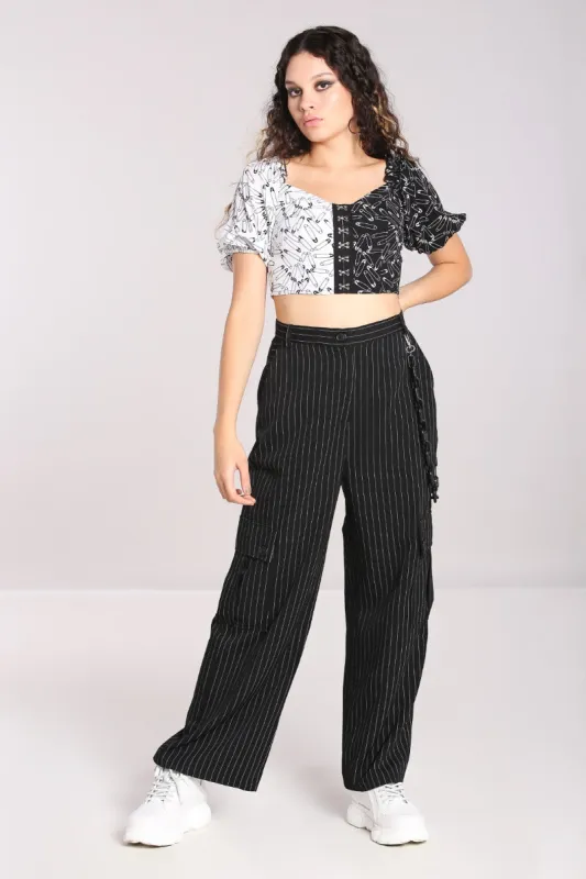 Wolfie Combat Trousers sold by Hell Bunny
