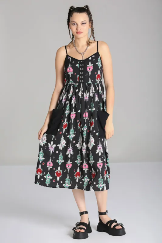 Cersei Maxi Dress sold by Hell Bunny