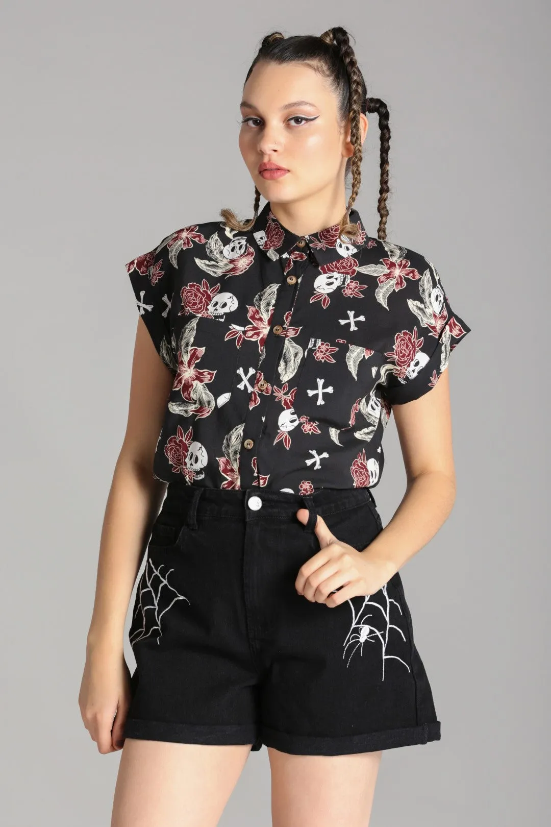 Alani Shirt sold by Hell Bunny product image thumbnail 2