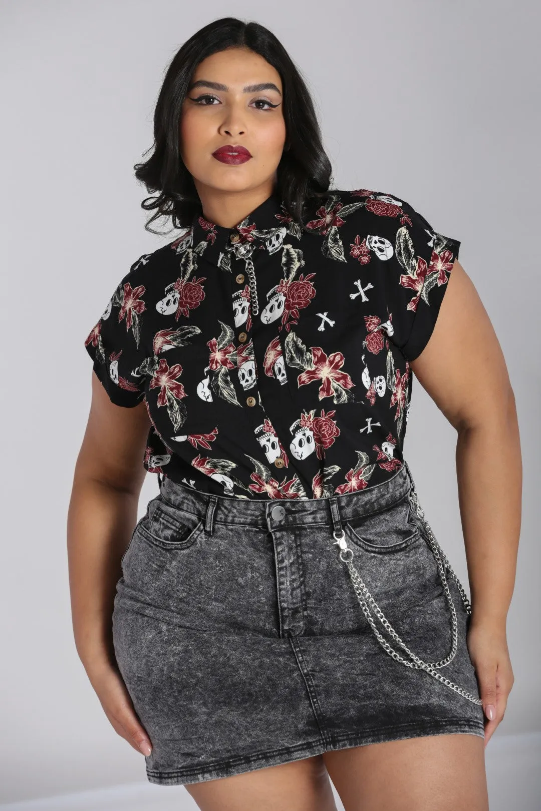 Alani Shirt sold by Hell Bunny product image thumbnail 5