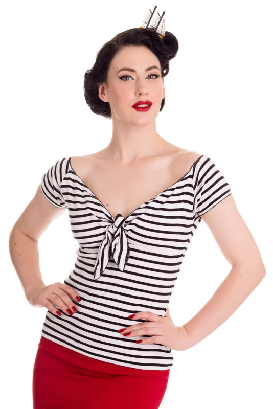 Dolly Top A sold by Hell Bunny