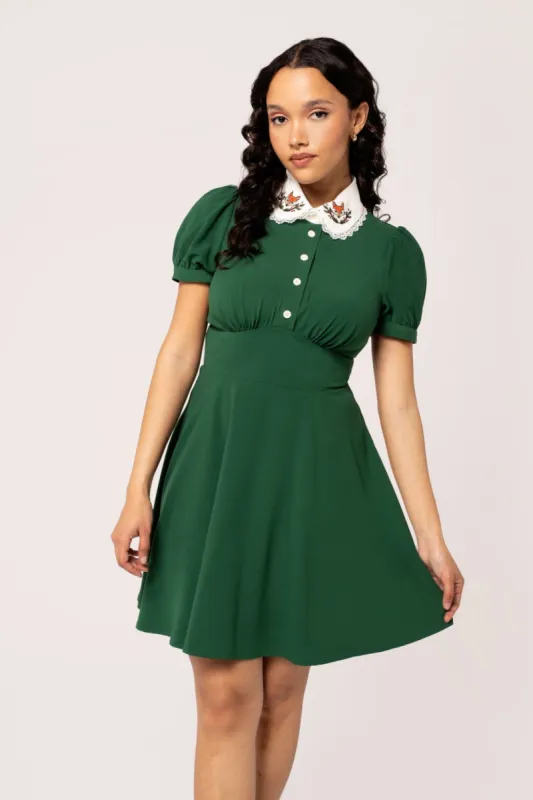 Basil Mini Dress sold by Hell Bunny