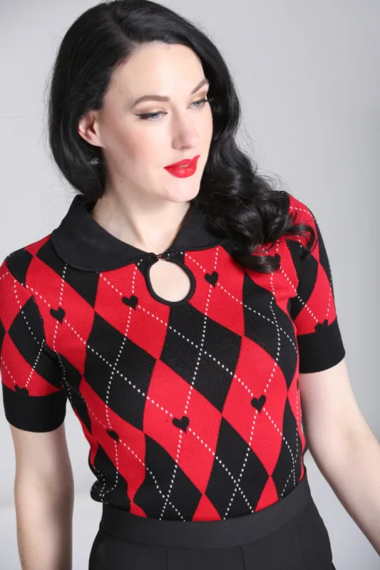 Amy Top sold by Hell Bunny