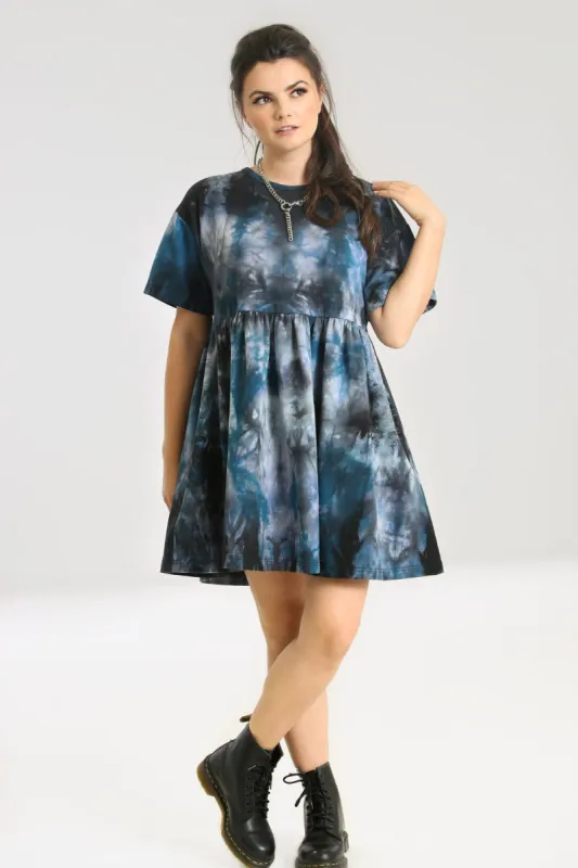 Lost Mini Dress sold by Hell Bunny