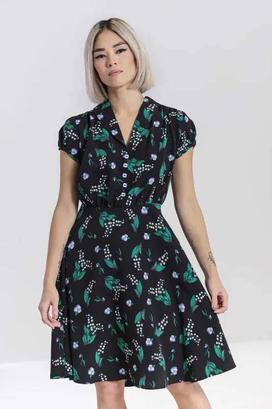 Good Luck Mid Dress sold by Hell Bunny