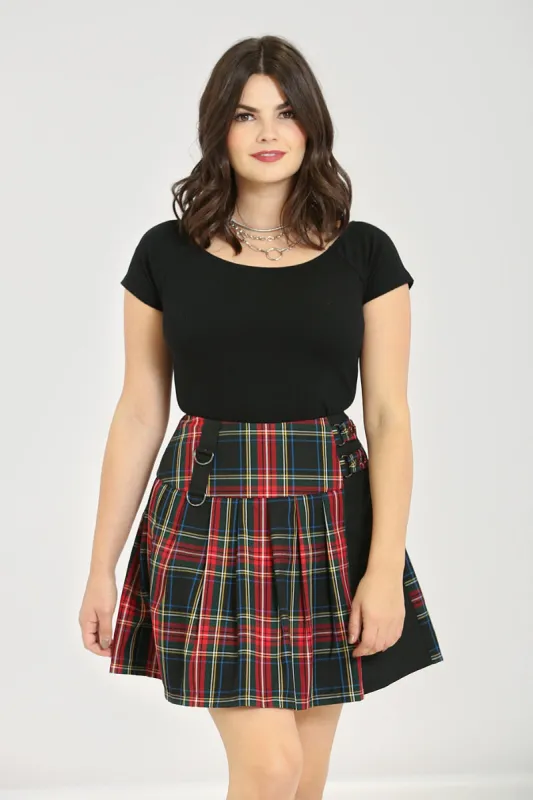 Heather Mini Skirt sold by Hell Bunny