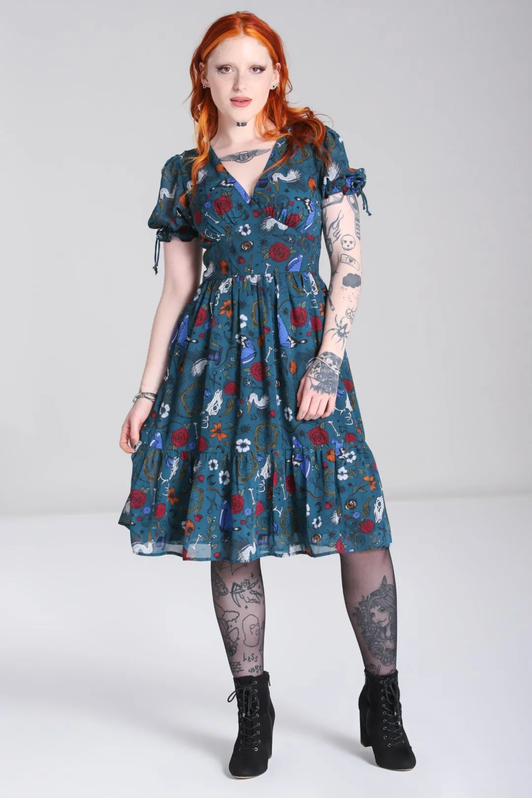 Sianna Midi Dress sold by Hell Bunny