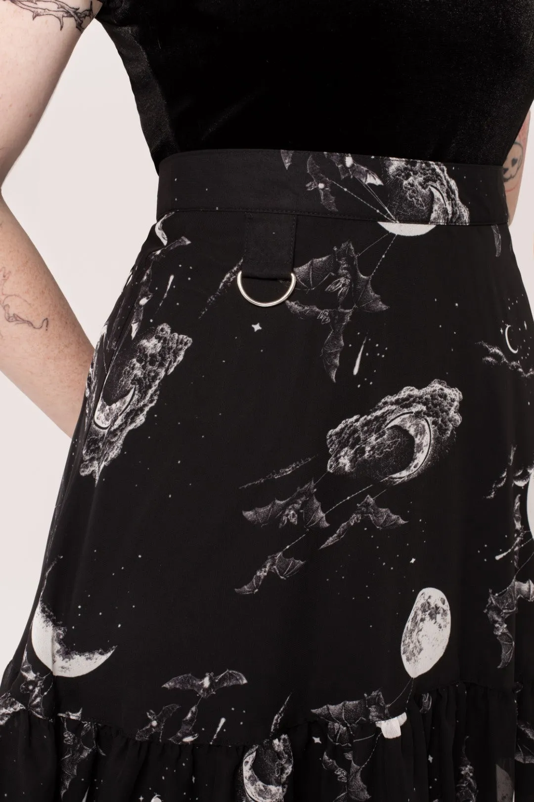 Over The Moon Skirt sold by Hell Bunny product image thumbnail 3