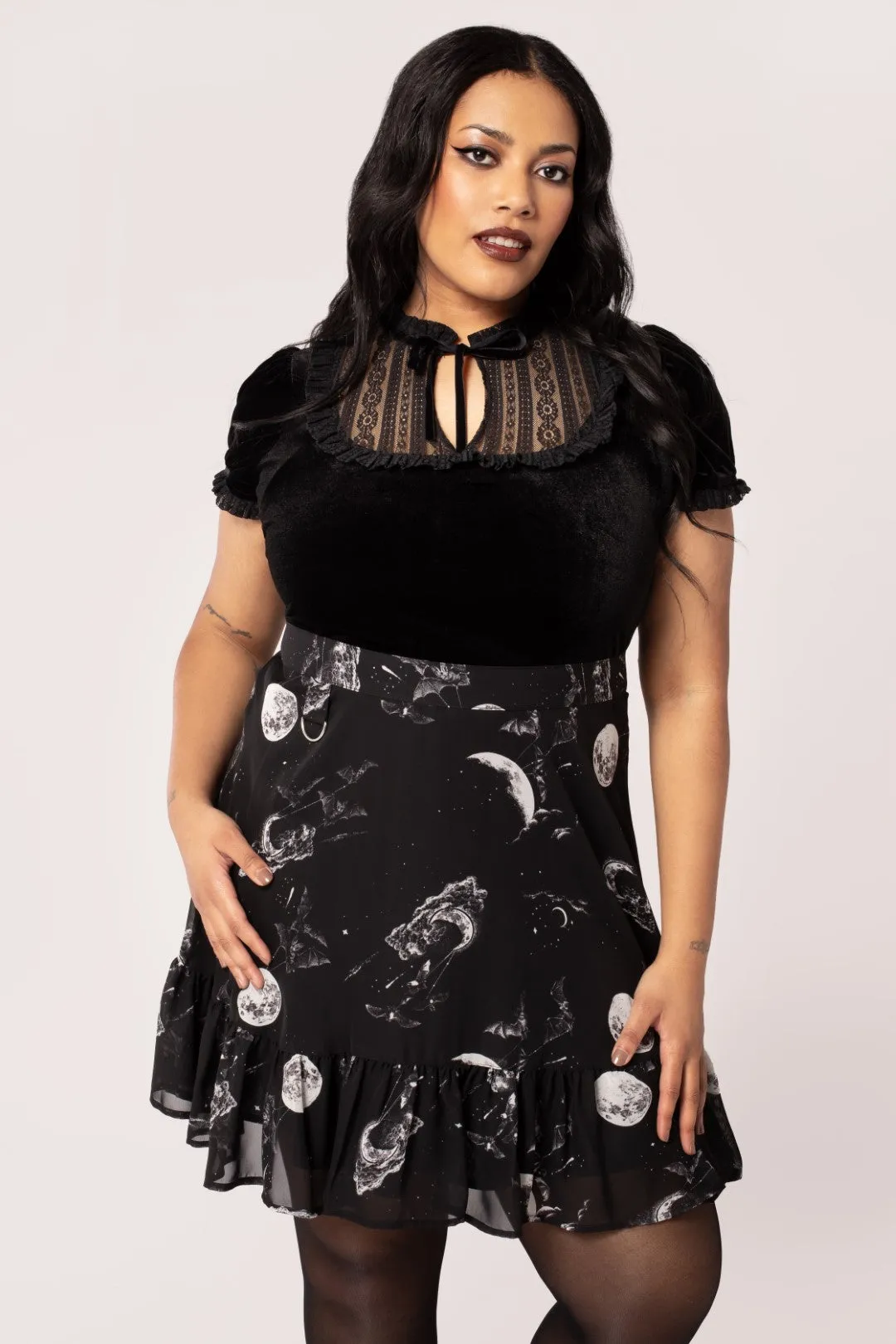Over The Moon Skirt sold by Hell Bunny product image thumbnail 5