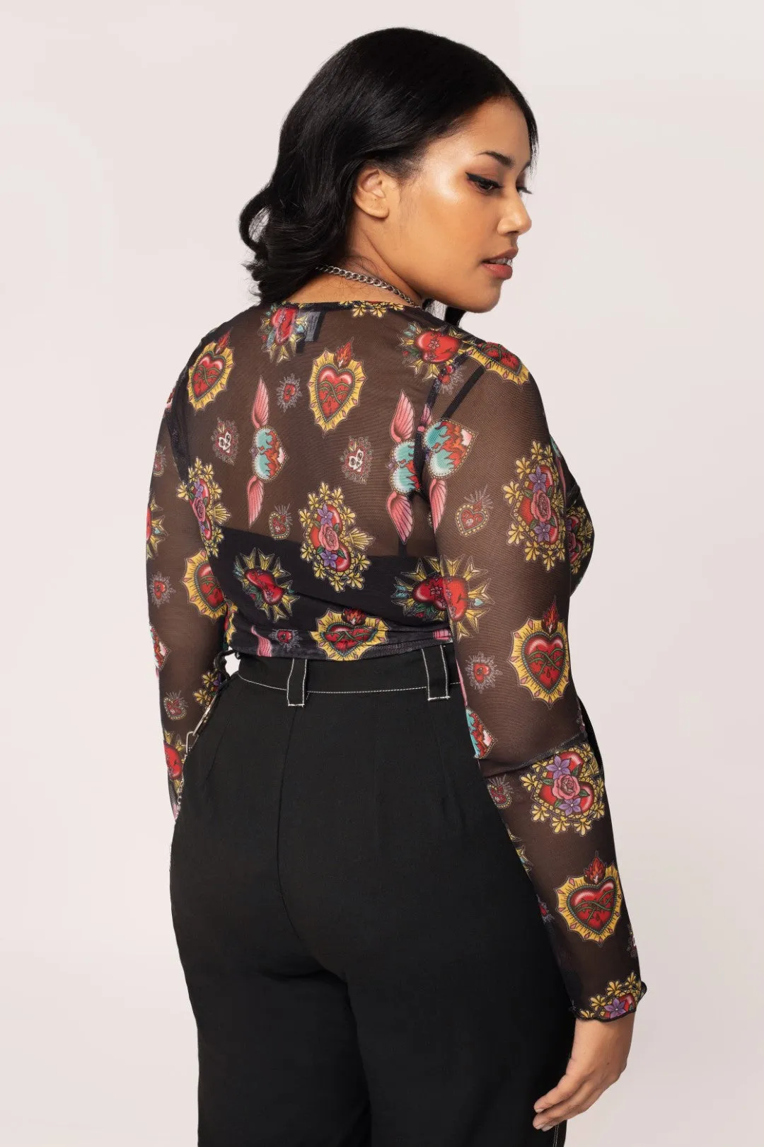 Amias Mesh Top sold by Hell Bunny product image thumbnail 3