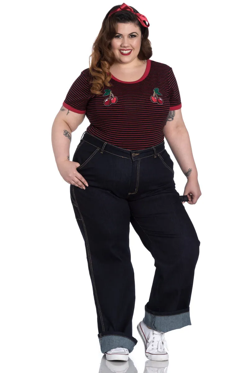 Carpenter Denim Jeans sold by Hell Bunny product image thumbnail 4