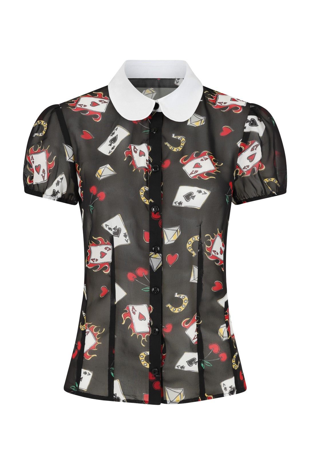 Viva Las Vegas Blouse sold by Hell Bunny product image thumbnail 4