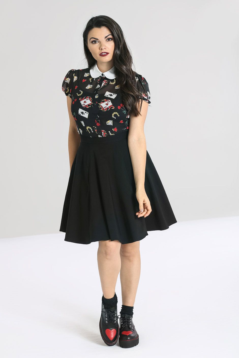 Viva Las Vegas Blouse sold by Hell Bunny product image thumbnail 3