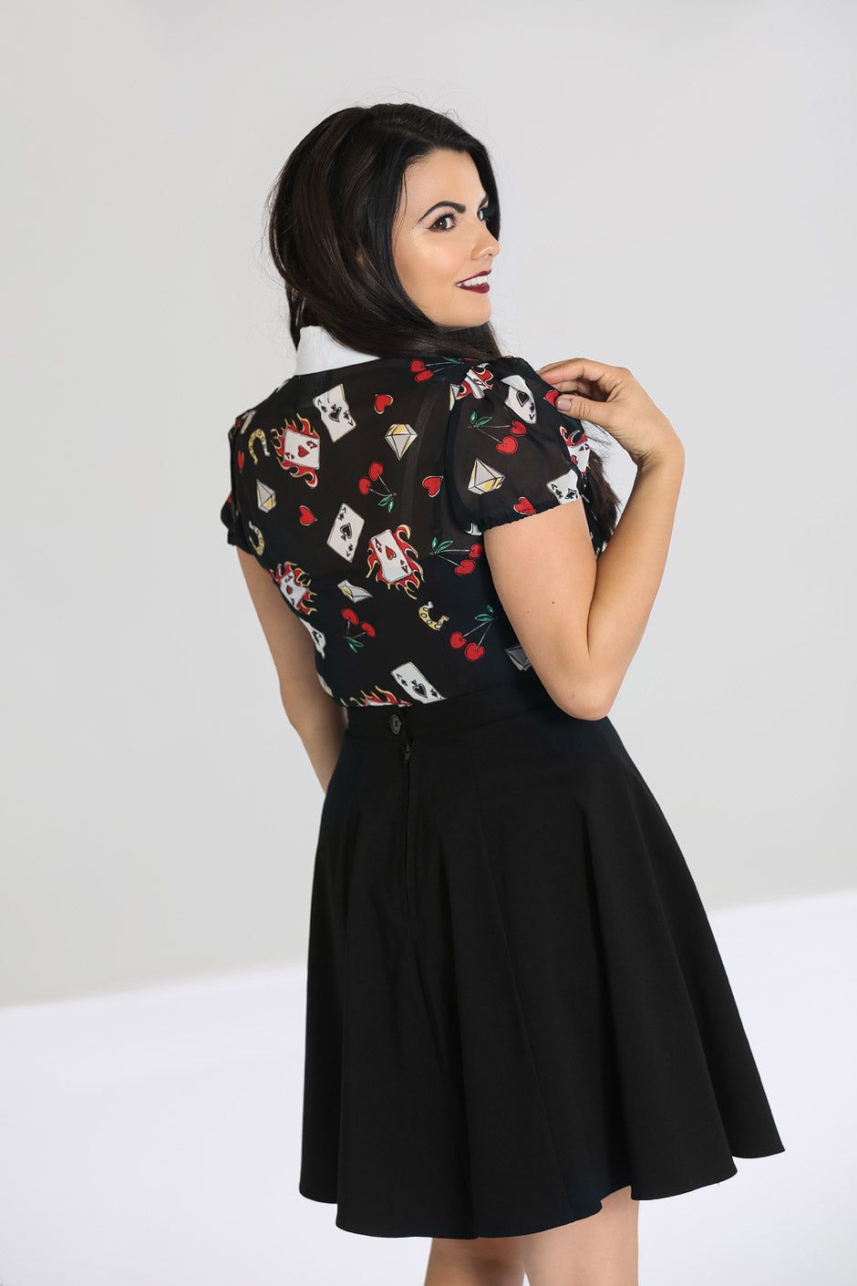 Viva Las Vegas Blouse sold by Hell Bunny product image thumbnail 2