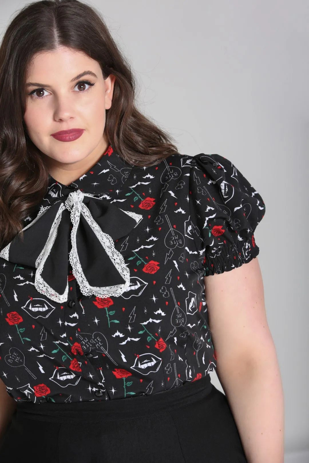 Lilith Blouse sold by Hell Bunny product image thumbnail 3