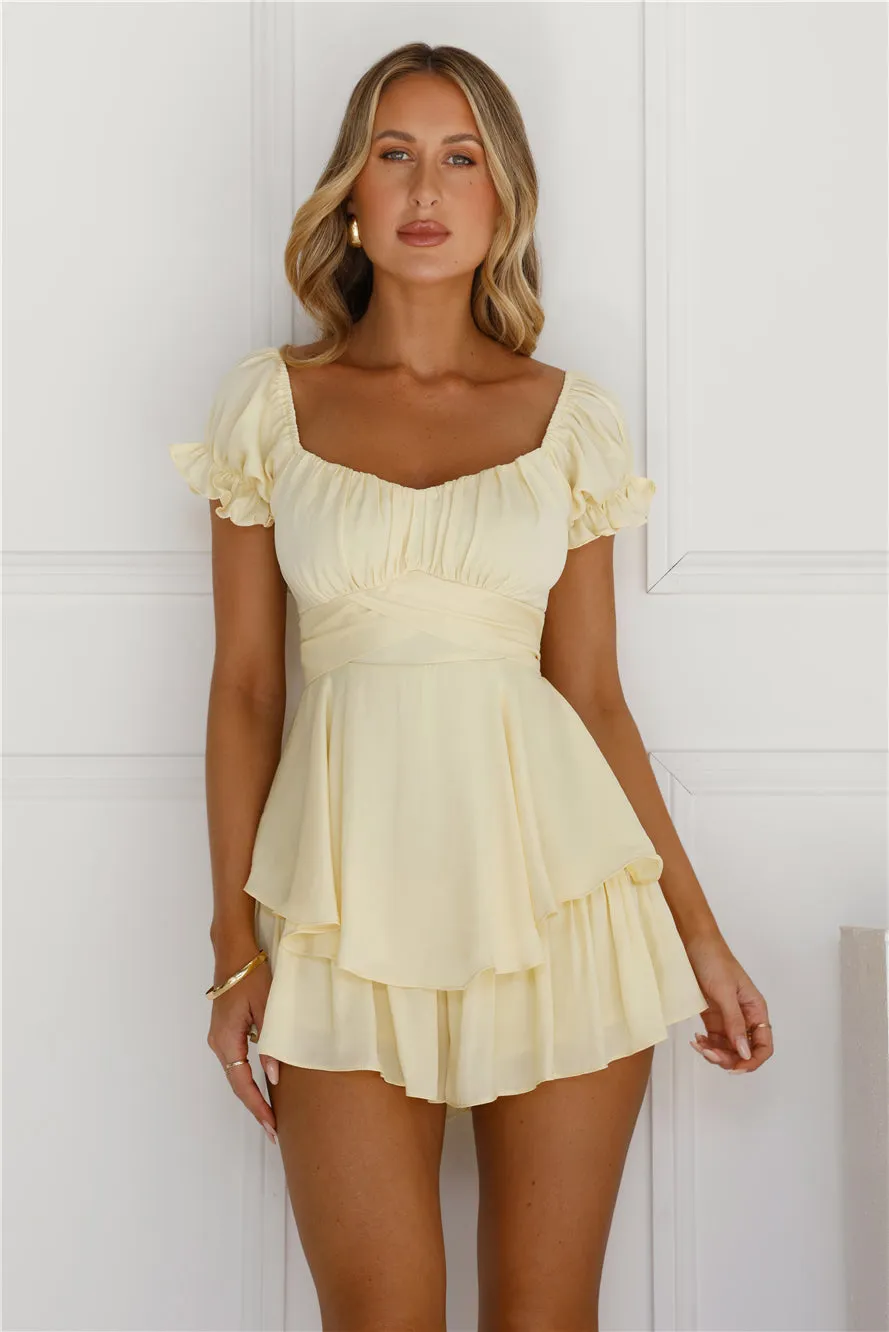 Proper Credit Romper Yellow sold by Hello Molly product image thumbnail 2