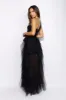 Lavish Style Tulle Maxi Dress Black sold by Hello Molly