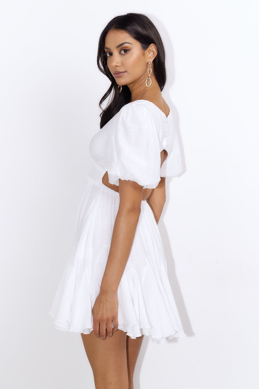 Getaway Love Mini Dress White sold by Hello Molly product image thumbnail 5