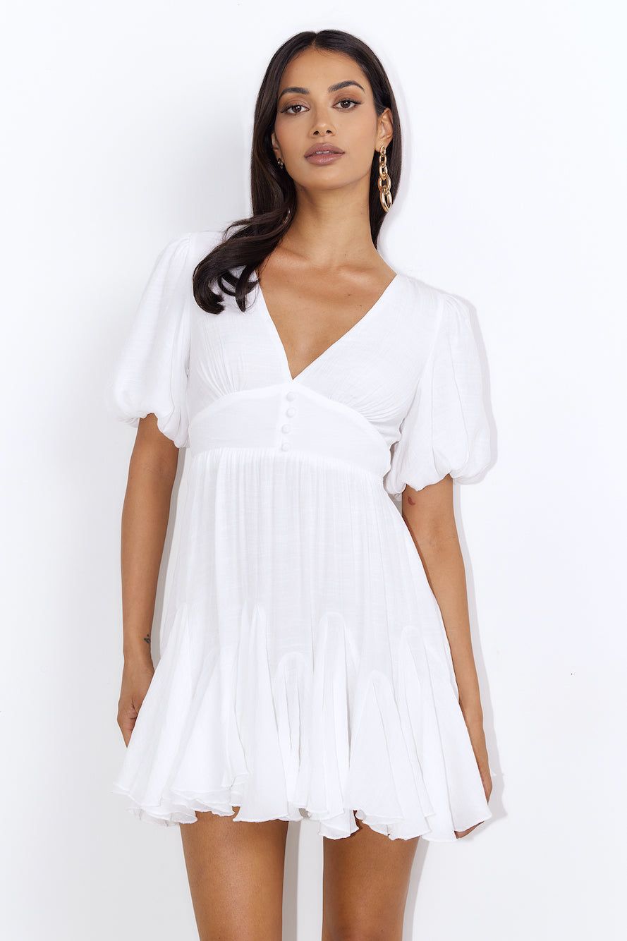 Getaway Love Mini Dress White sold by Hello Molly product image thumbnail 4