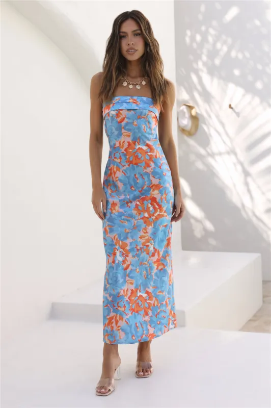 Highway To Heaven Maxi Dress Blue sold by Hello Molly