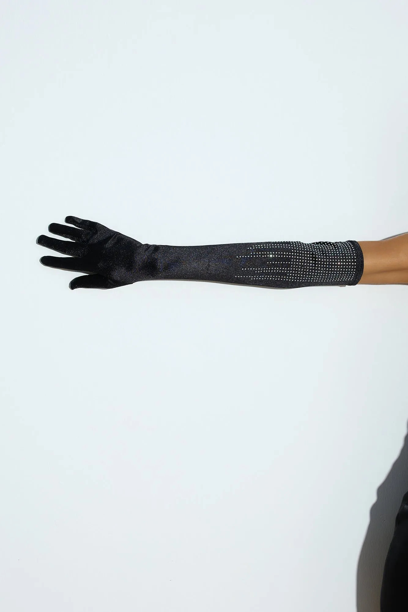 Luxe Girl Gloves Black sold by Hello Molly product image thumbnail 3