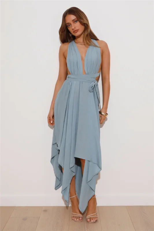 Lover Wanted Midi Dress Sage sold by Hello Molly