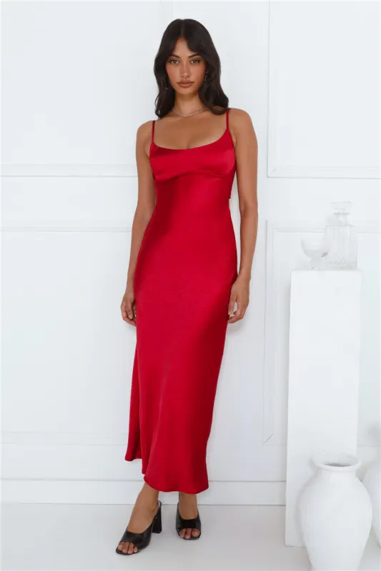 Feels Like Luxe Maxi Dress Wine sold by Hello Molly