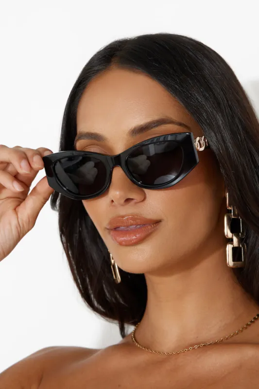 BANBE The Adriana Sunglasses Black Ink sold by Hello Molly