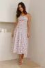 HELLO MOLLY Picking Blooms Midi Dress Pink sold by Hello Molly