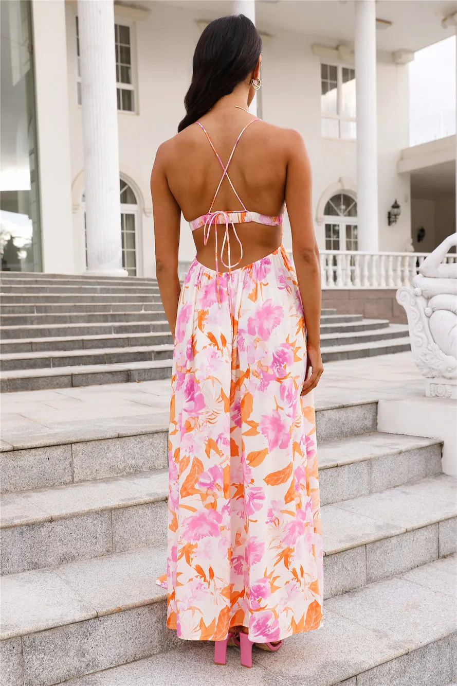 HELLO MOLLY Fancy Resort Maxi Dress Orange sold by Hello Molly product image thumbnail 4