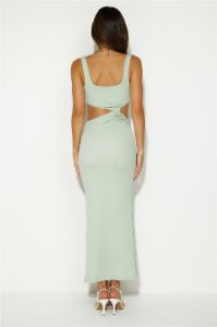 Polished Maxi Dress Sage sold by Hello Molly
