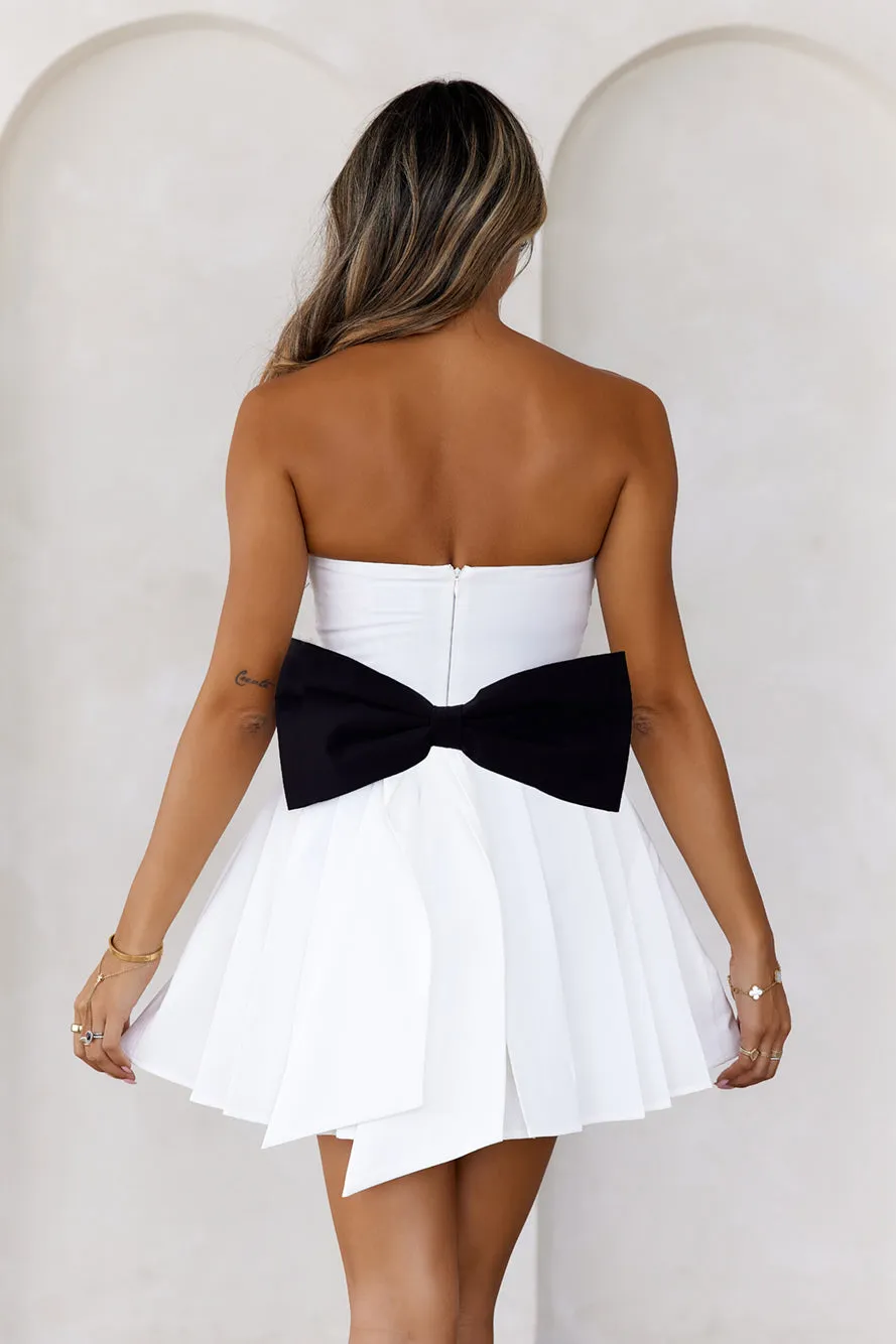 Celebrating Me Strapless Mini Dress White sold by Hello Molly product image thumbnail 5