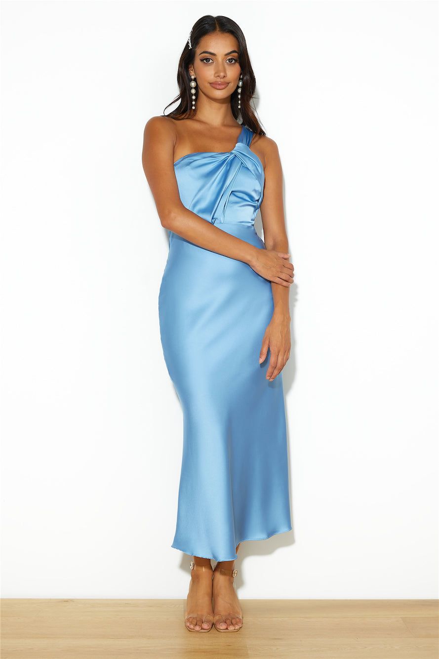 Adore Sunsets Midi Dress Blue sold by Hello Molly product image thumbnail 5