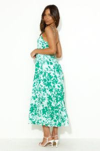 Easy Breeze Midi Dress Green sold by Hello Molly
