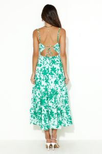 Easy Breeze Midi Dress Green sold by Hello Molly
