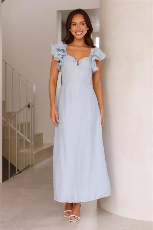 Provence De France Maxi Dress Blue sold by Hello Molly