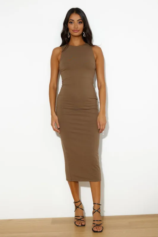 All Day Everyday Maxi Dress Brown sold by Hello Molly