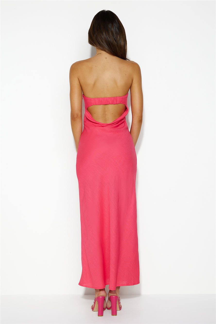 Beach Party Maxi Dress Pink sold by Hello Molly product image thumbnail 4
