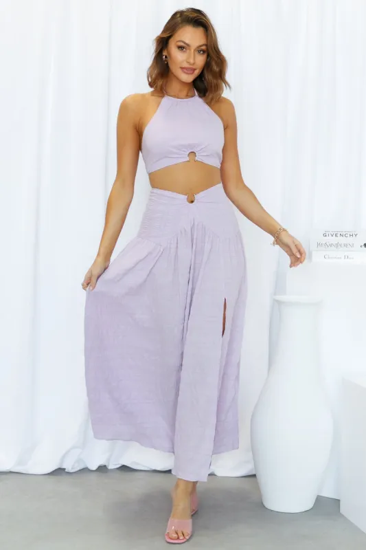 Sunlight Moments Maxi Skirt Purple sold by Hello Molly