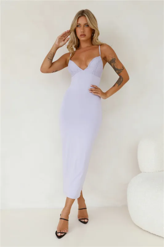 Silhouette Of Mine Maxi Dress Lilac sold by Hello Molly