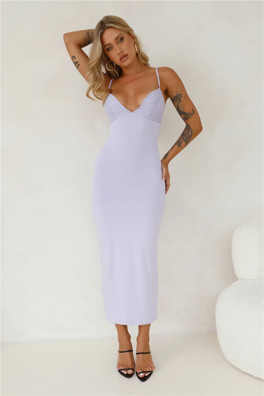 Silhouette Of Mine Maxi Dress Lilac sold by Hello Molly product image thumbnail 2