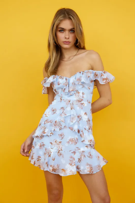 Showing Off Mini Dress Blue sold by Hello Molly