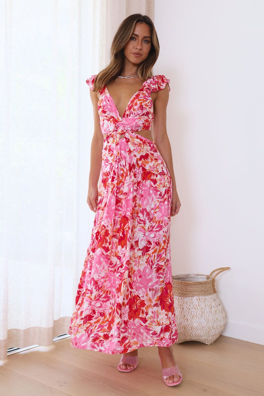 Love The Fit Midi Dress Pink sold by Hello Molly product image thumbnail 3